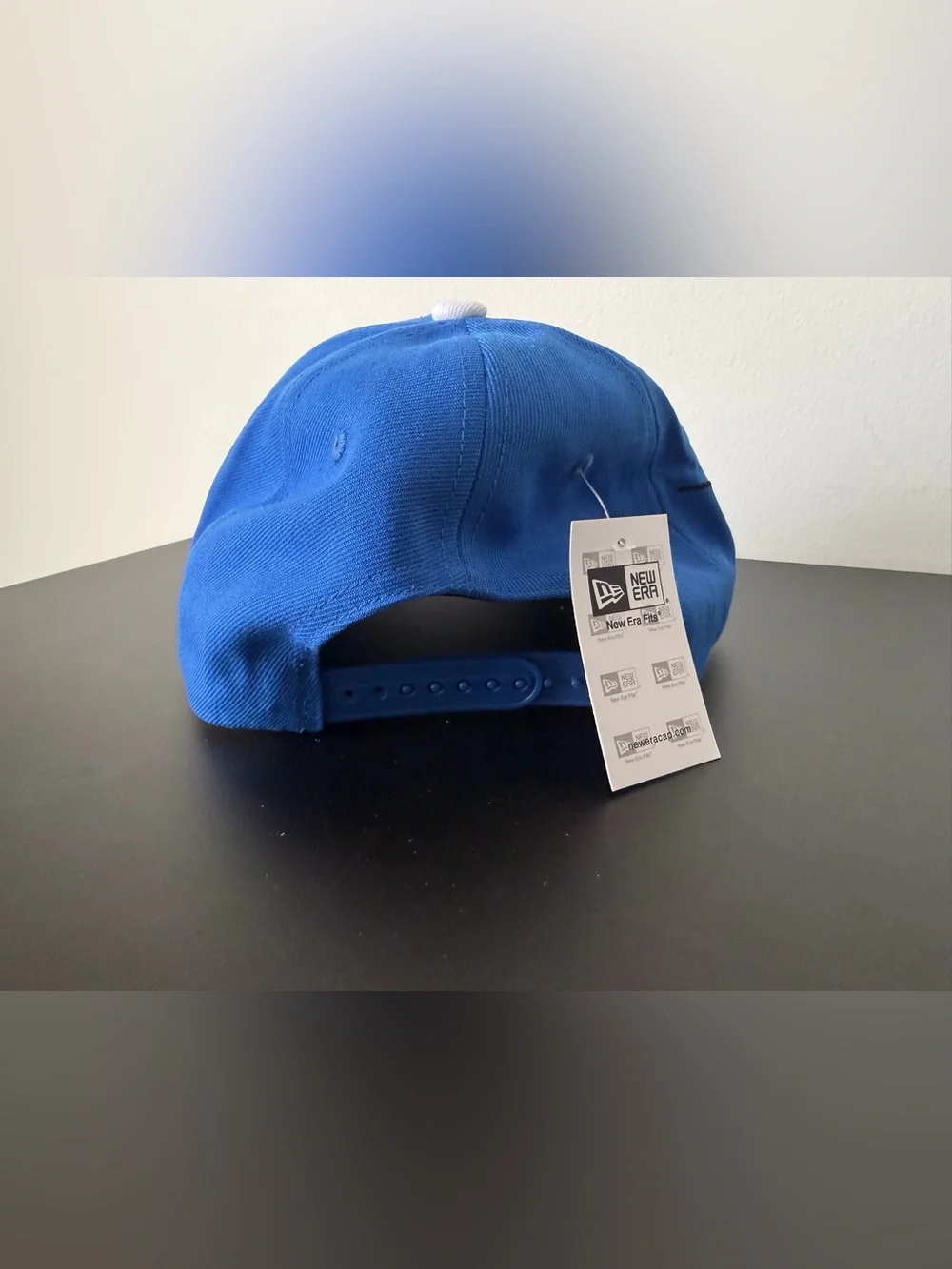New Era Blue LA Dodgers 9FORTY Cap with Red Rose Embroidery